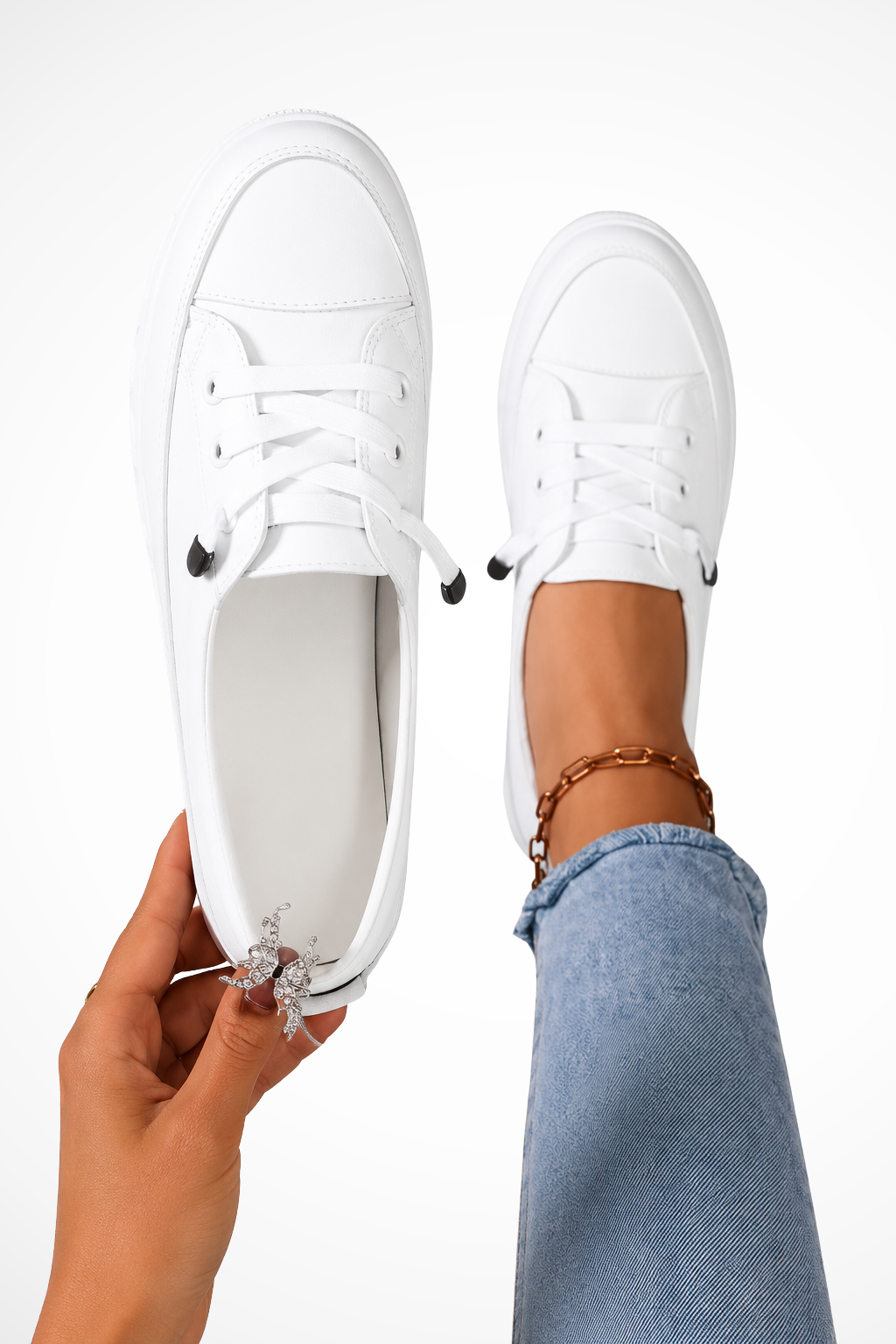 Women's Lace Up Orthopedic Sneakers