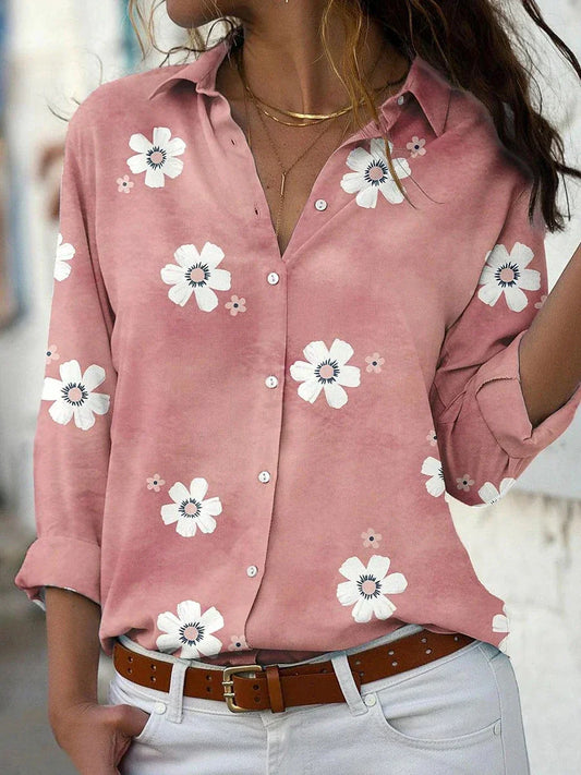 Women’s Floral Long Sleeve Blouse