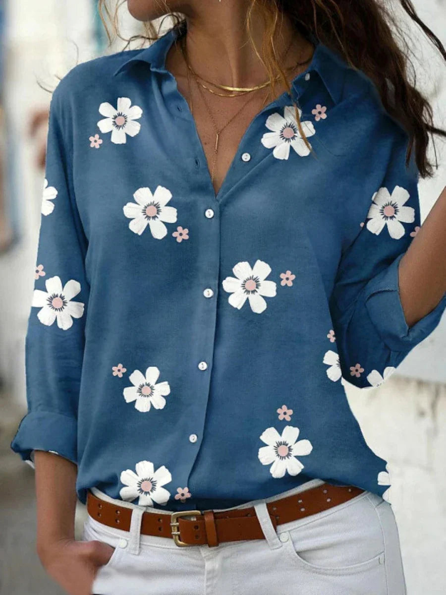 Women’s Floral Long Sleeve Blouse