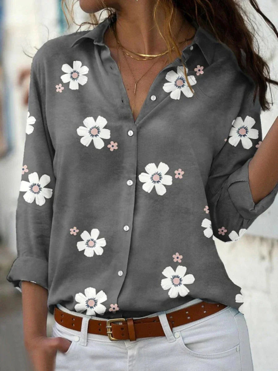 Women’s Floral Long Sleeve Blouse