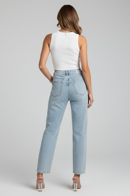 Women’s Shimmer Straight Leg Jeans