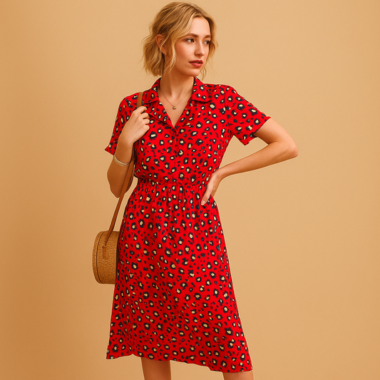Women's A-Line Midi Dress