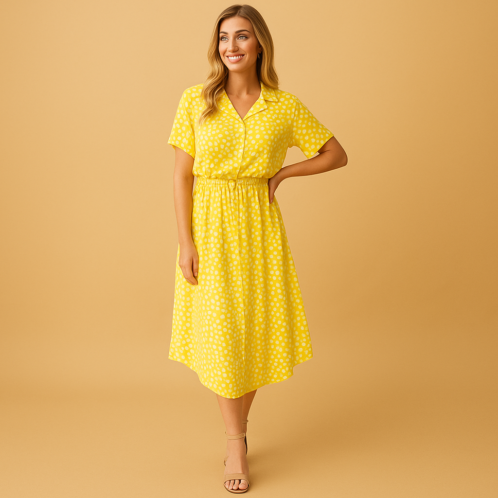 Women's A-Line Midi Dress