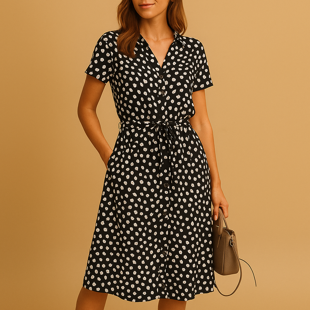 Women's A-Line Midi Dress