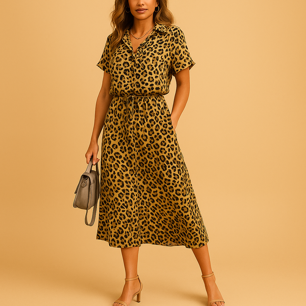 Women's A-Line Midi Dress
