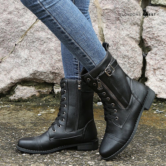 Women's Orthopedic Lace Up Boots