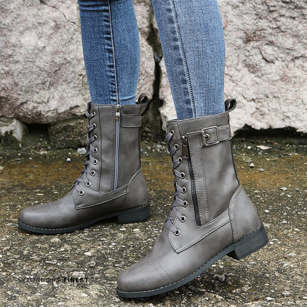 Women's Orthopedic Lace Up Boots