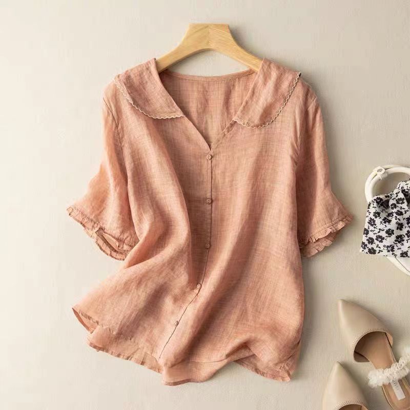 Women’s Elegant Scalloped Blouse