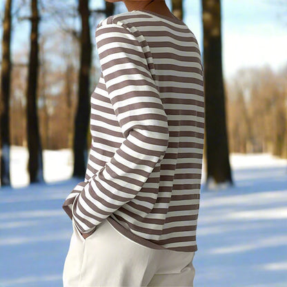 Women’s Striped Long Sleeve Top