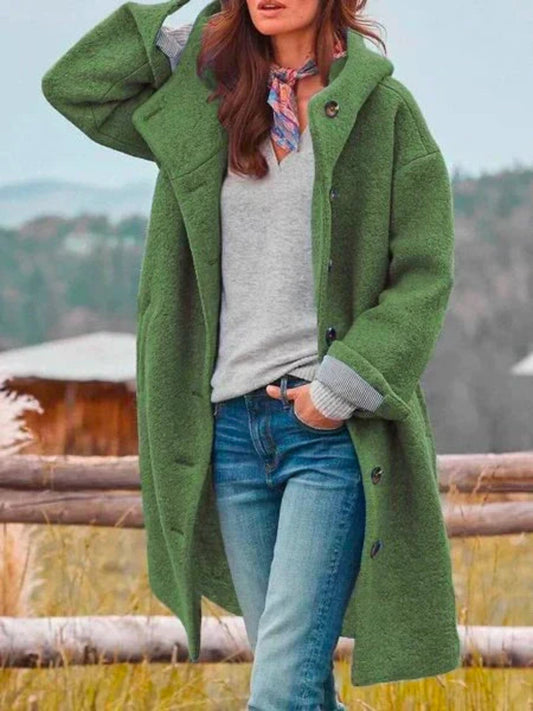 Women's Oversized Hooded Casual Coat