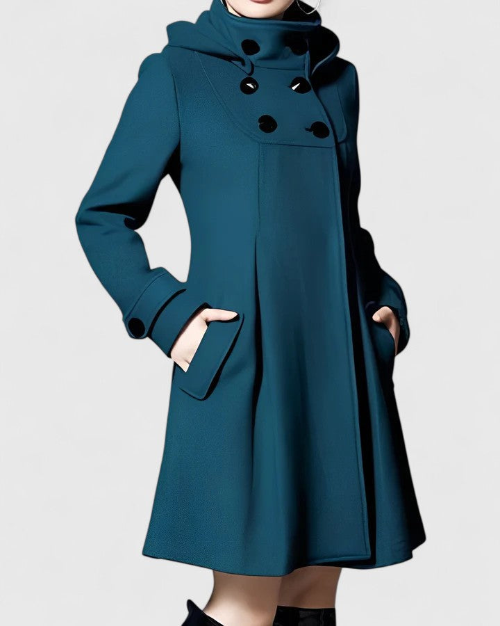 Women's Long Hooded Casual Coat