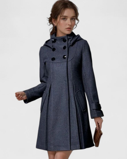 Women's Long Hooded Casual Coat