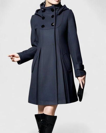 Women's Long Hooded Casual Coat