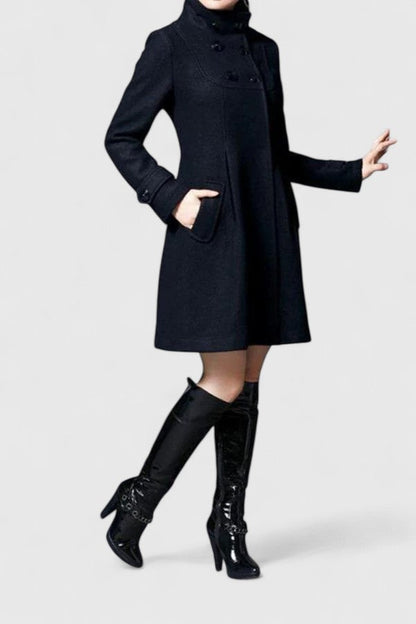 Women's Long Hooded Casual Coat