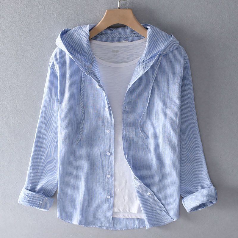 Women's Relaxed Tailored Linen Hoodie