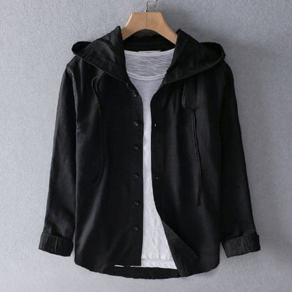 Women's Relaxed Tailored Linen Hoodie