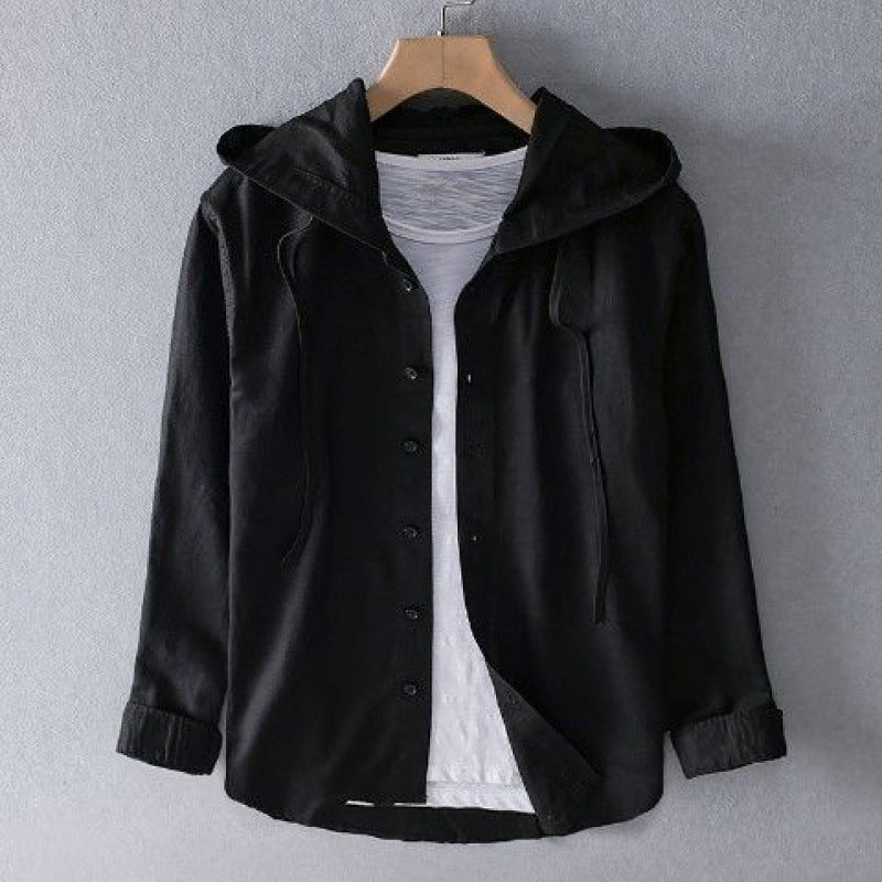 Women's Relaxed Tailored Linen Hoodie