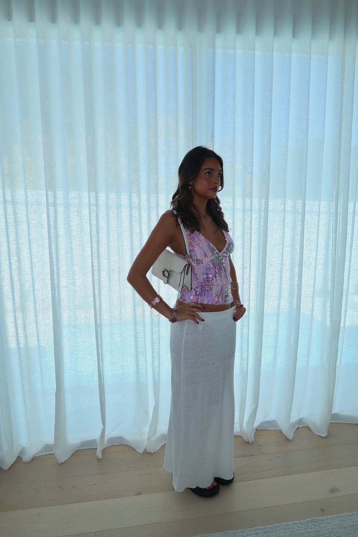 Women’s Spring Sequin Party Top