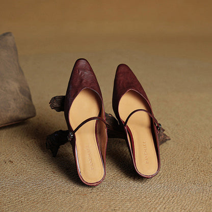 Women's Slip-On Open Back Mules