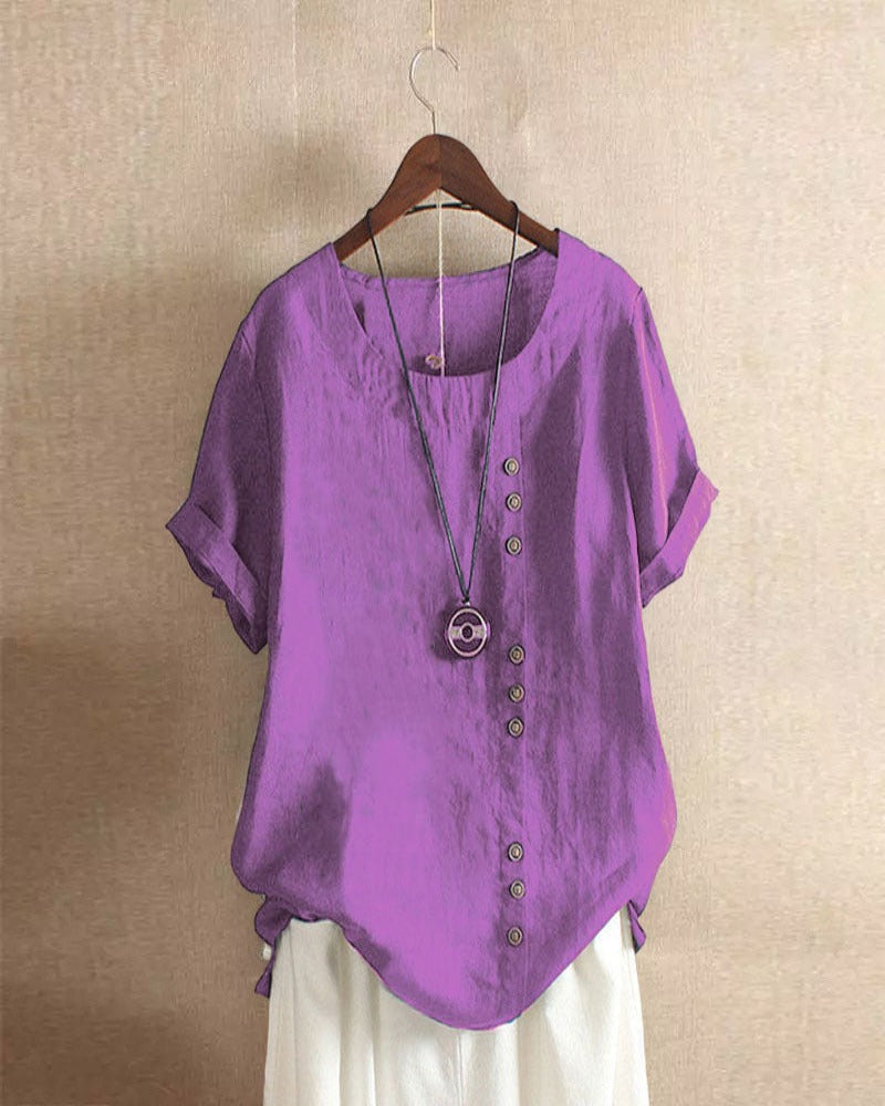Women’s Button Detail Casual Blouse