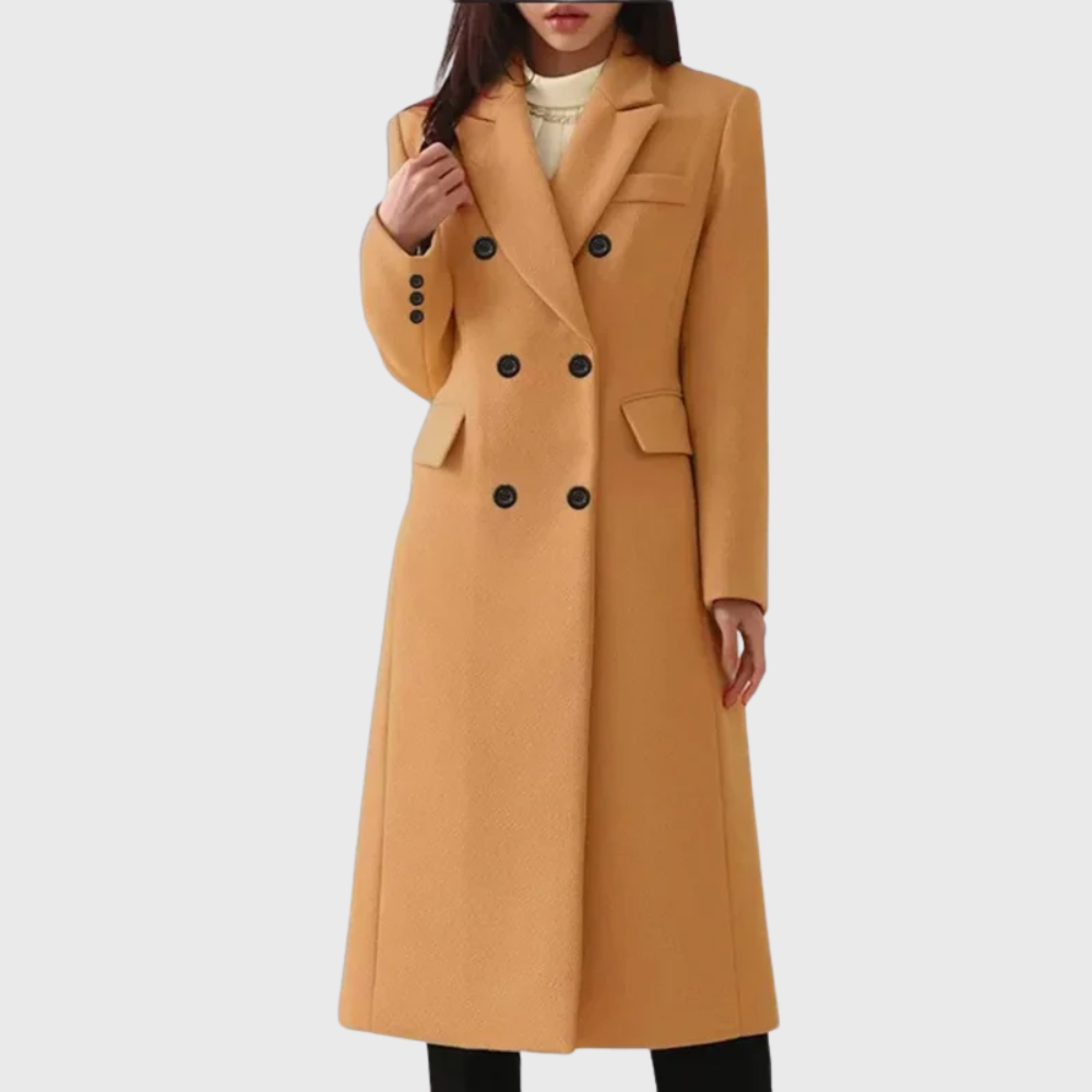 Women's Classic Tailored Wool Overcoat