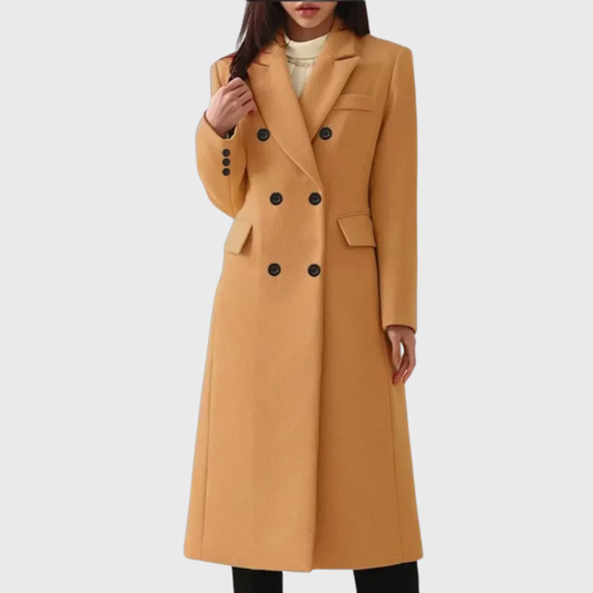 Women's Classic Tailored Wool Overcoat