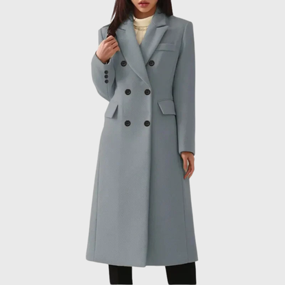 Women's Classic Tailored Wool Overcoat