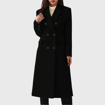Women's Classic Tailored Wool Overcoat