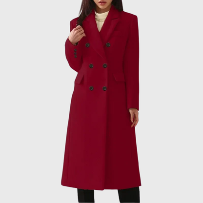 Women's Classic Tailored Wool Overcoat