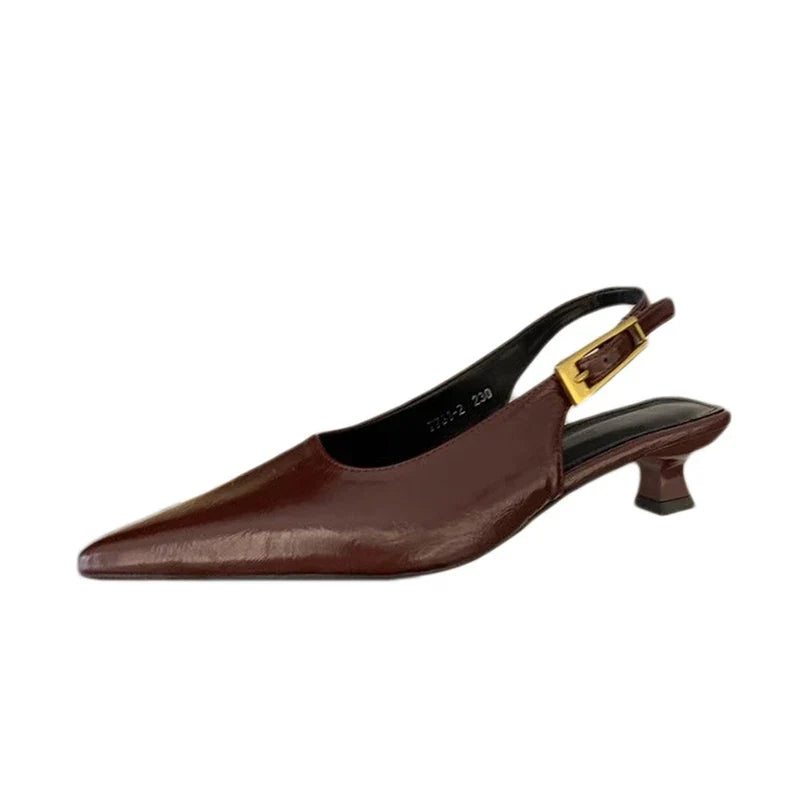 Women's Pointed Toe Slingback Mules