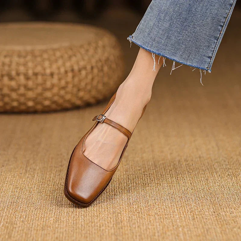 Women's Strap Detail Heel Shoes