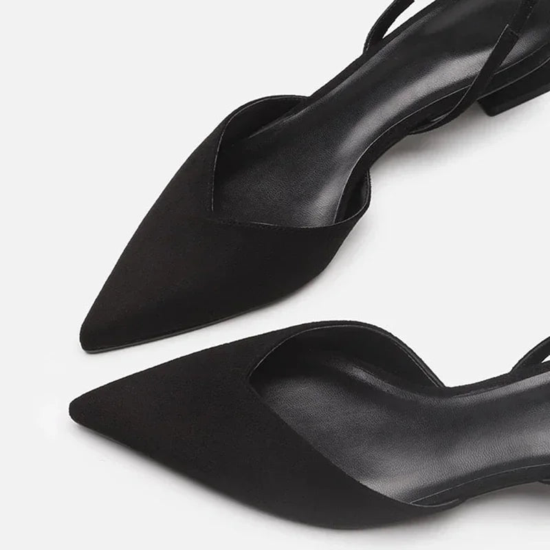 Women's Adjustable Pointed Toe Slingbacks