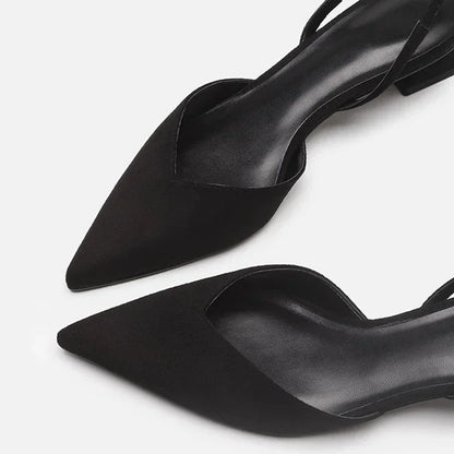 Women's Adjustable Pointed Toe Slingbacks