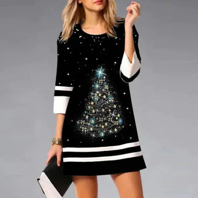Women’s Christmas Reindeer Mini Dress