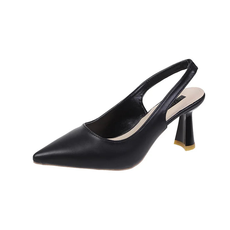 Women's Toe Slip-On Heel Mules