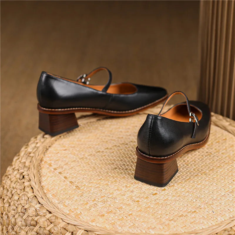 Women's Strap Detail Heel Shoes