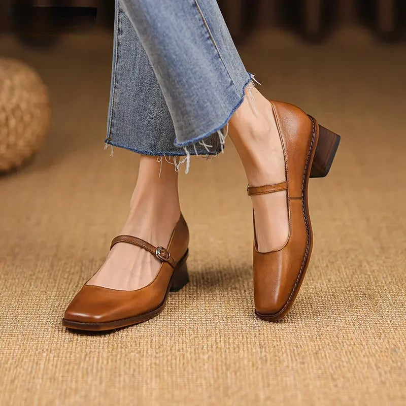 Women's Strap Detail Heel Shoes
