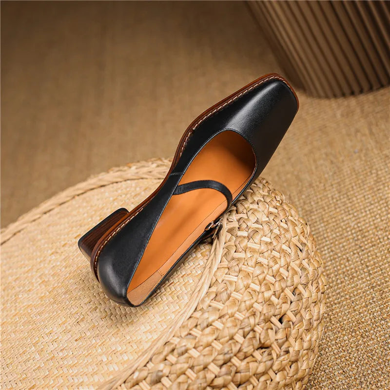 Women's Strap Detail Heel Shoes