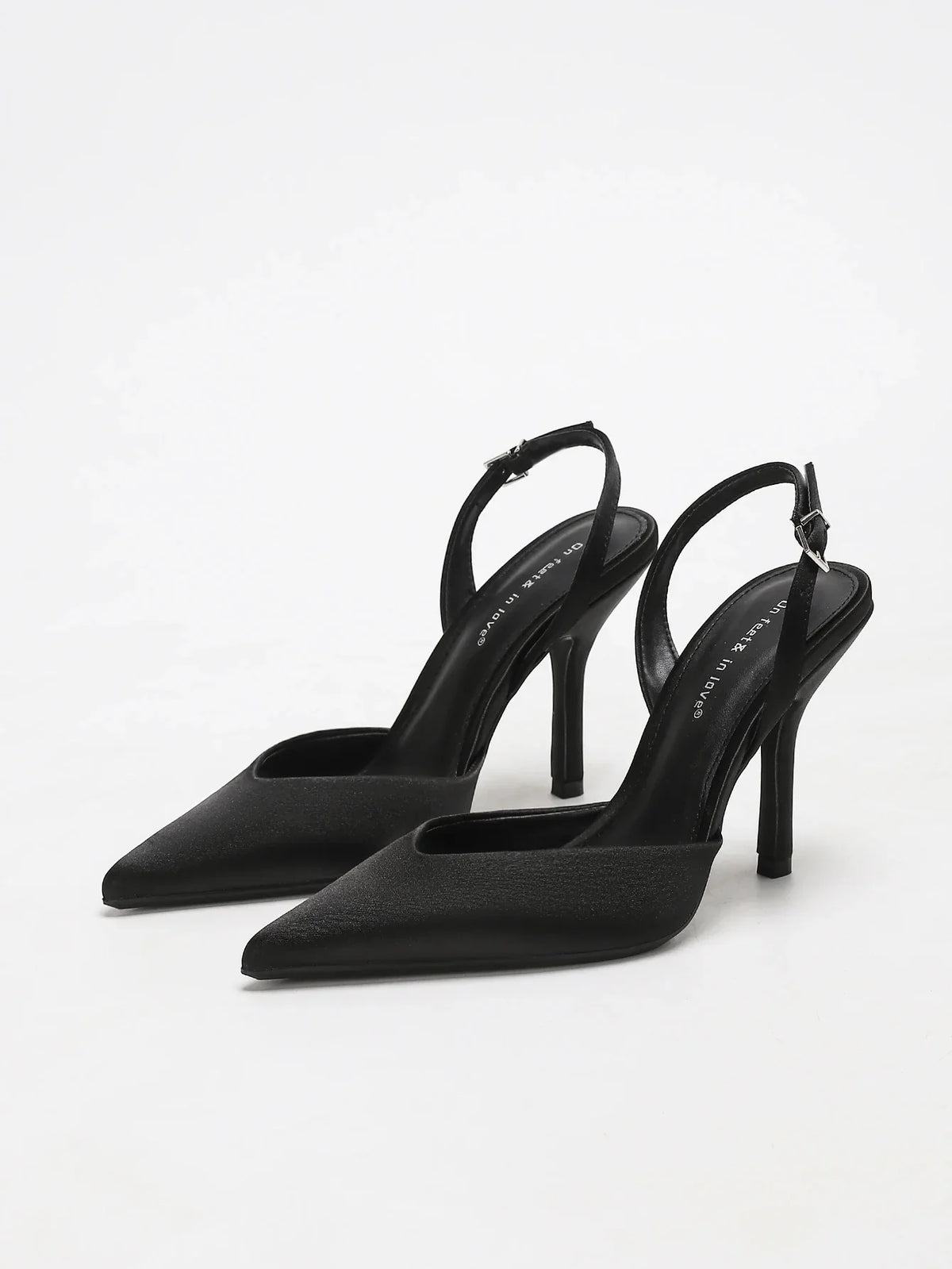 Women's Satin Pointed Toe Heels
