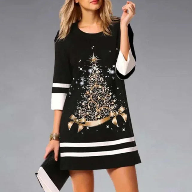 Women’s Christmas Reindeer Mini Dress
