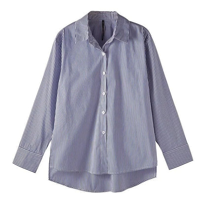 Women's Striped Tailored Blouse