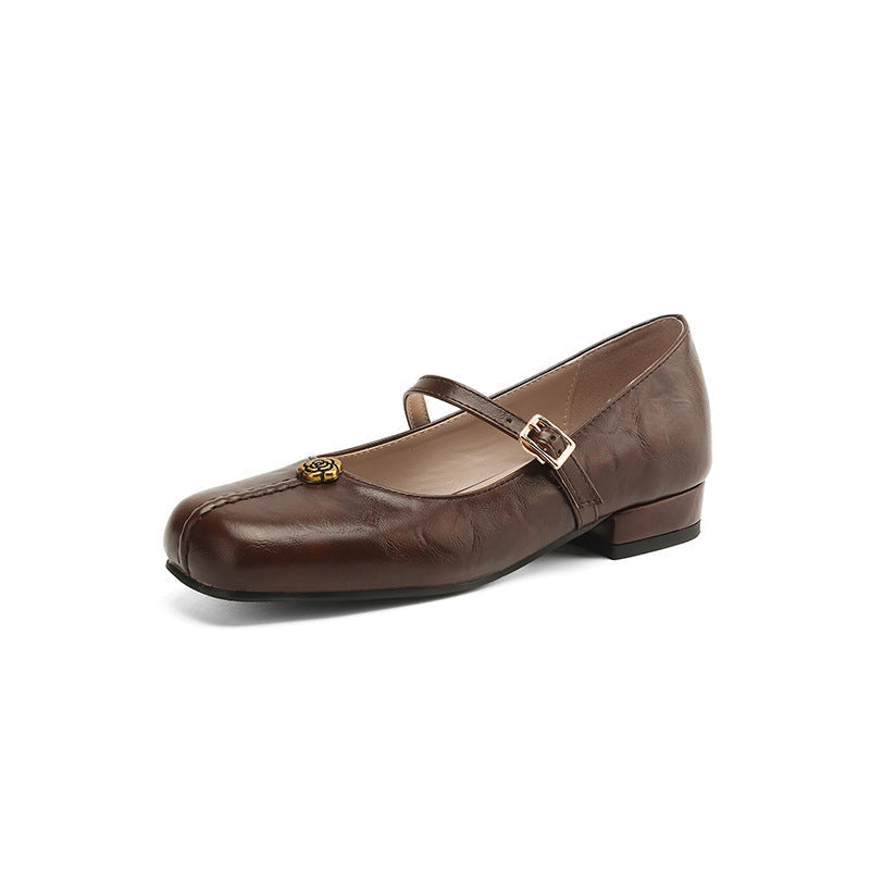 Women's Spring Strap Ballet Flats