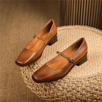 Women's Strap Detail Heel Shoes