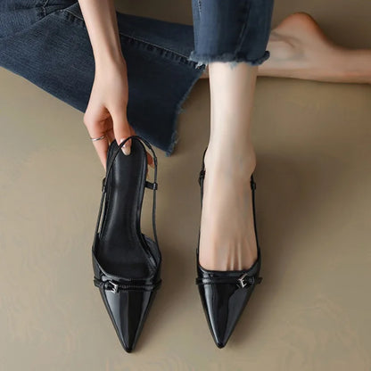 Women's Pointed Slingback Heel Pumps