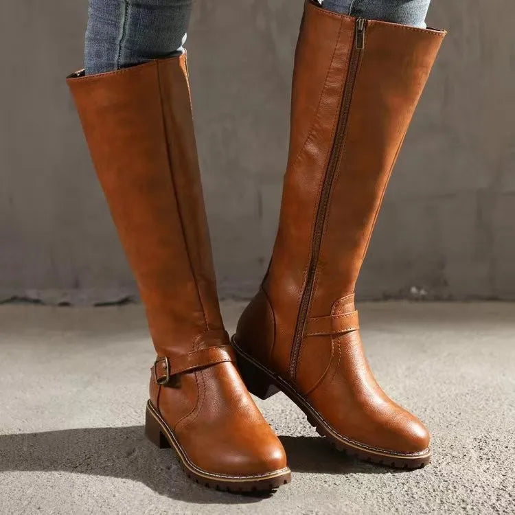 Women's Premium Leather Tall Boots