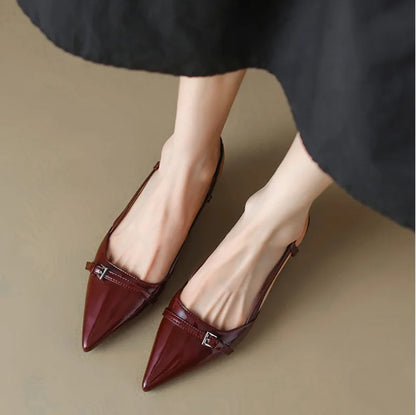 Women's Pointed Slingback Heel Pumps