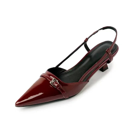 Women's Pointed Slingback Heel Pumps