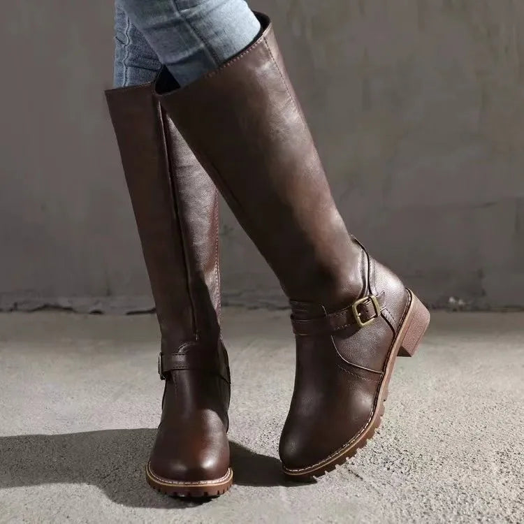 Women's Premium Leather Tall Boots