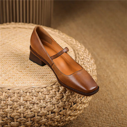 Women's Strap Detail Heel Shoes