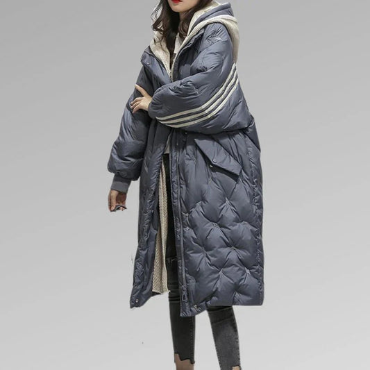 Women's Oversized Hooded Quilted Coat